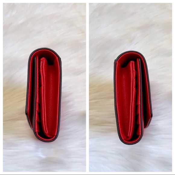 Kate Spade Laurel Way Hot Chili Caia Wallet - Picture 5 of 8